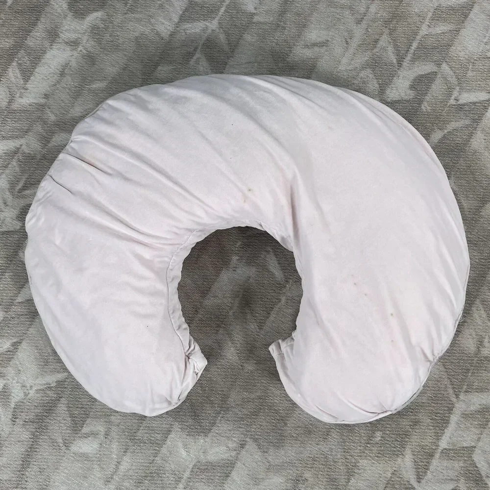 Boppy‎ Nursing Pillow Original Support Pink Ergonomic Baby Feeding Cushion Used